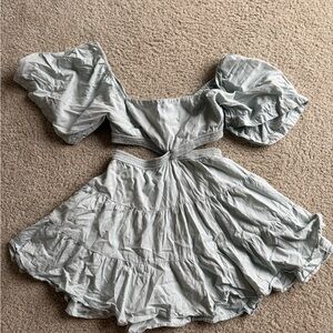 Free People Cross of Sunlight Mini Endless Summer Dress